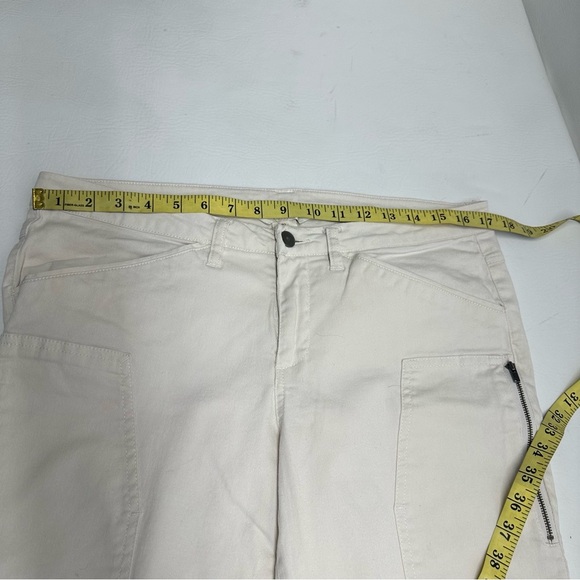 SUNDANCE Women’s Cream zippers Straight-Leg Pants size 10 - Picture 4 of 10